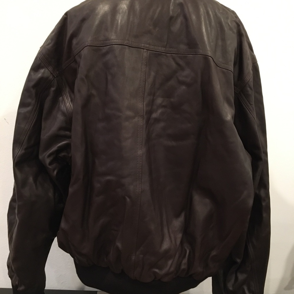 Faconnable Leather Jacket - NWT - Picture 4 of 10